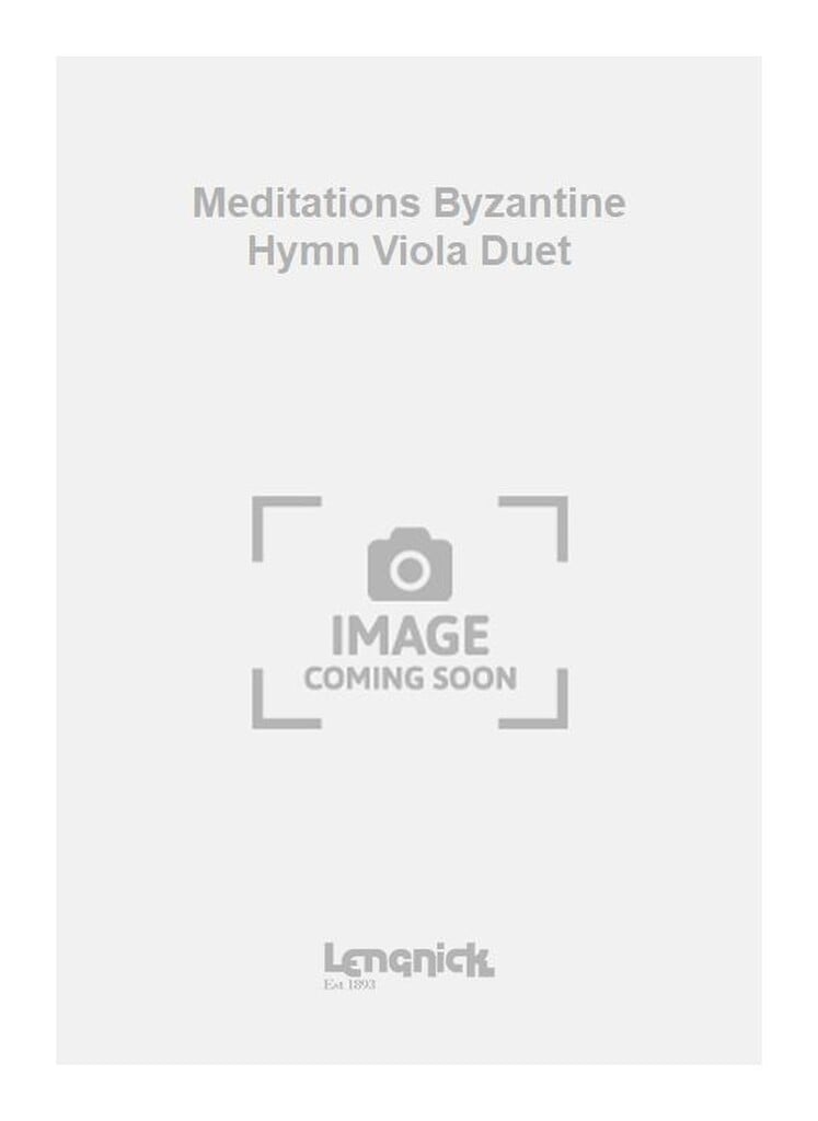 Meditations Byzantine Hymn Viola Duet